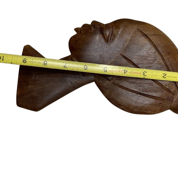 Hand-Carved African Wooden Wall Art Set - Picture 5 of 7